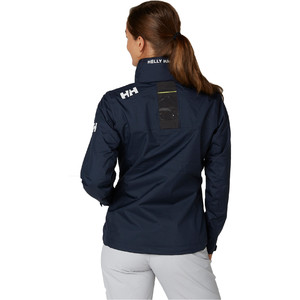 2024 Helly Hansen Womens Hooded Crew Mid Layer Jacket Navy 33891